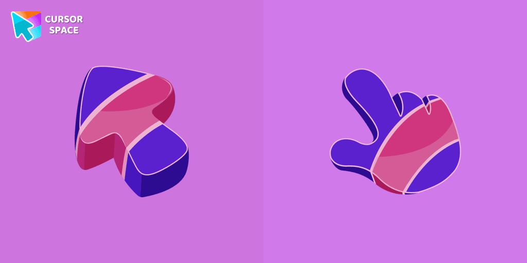 Abstract Purple Texture cursor cursor pack