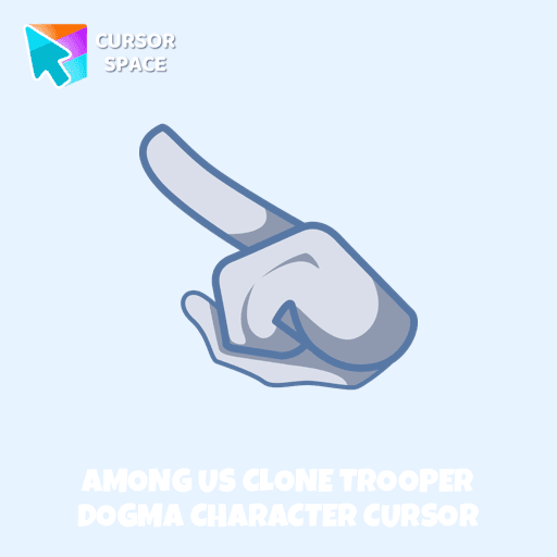 Among Us Clone Trooper Dogma Character cursor pointer cursor